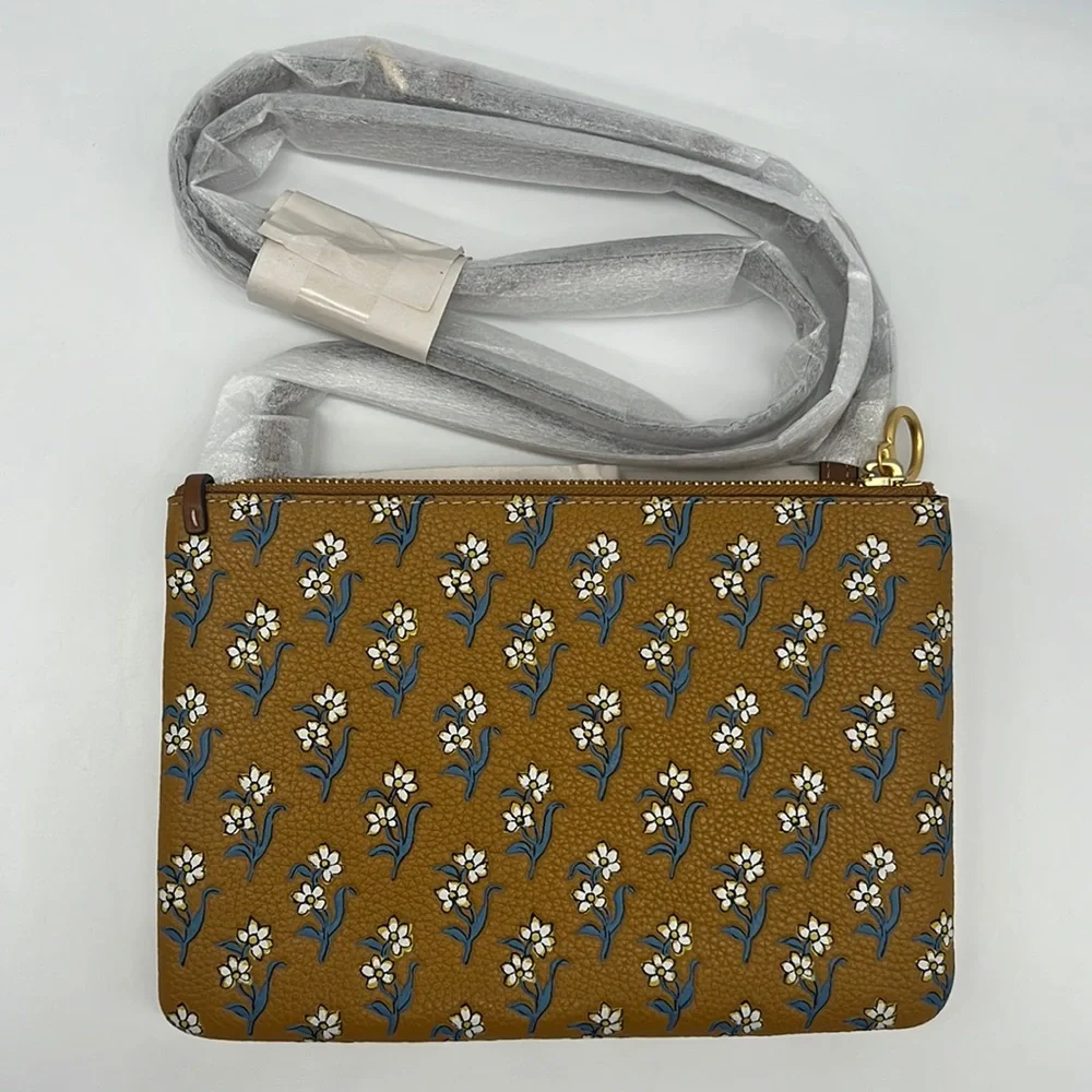 Tory Burch PERRY BOMBÉ PRINTED DOUBLE-ZIP Ditzy Borders Mini Bag